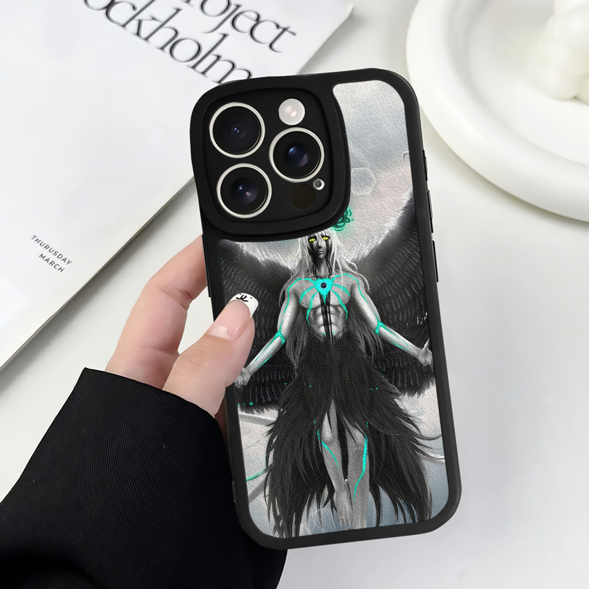 （画像用） ブリーチ BLEACH 【iPhone 16シリーズ対応】シリコンスマホケース（レザー調） 材質：シリコン